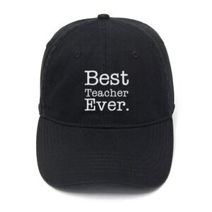 Teaching Triumph: 'Best Teach Ever' Velcro Back Hat